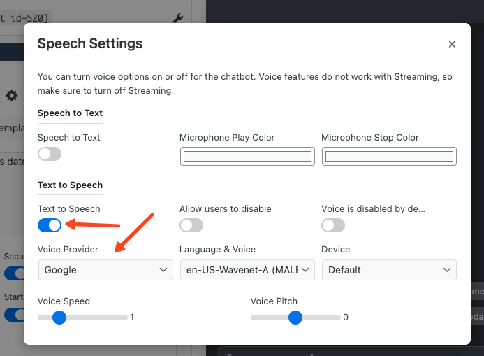 Google Text to Speech